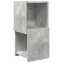 vidaXL Sarokszekrény Beton Szürke 30,5x30x65cm Faanyag