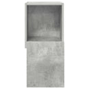 vidaXL Sarokszekrény 30,5x30x65cm Szerelt Fa Beton Szürke