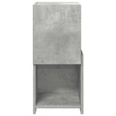 vidaXL Sarokszekrény Beton Szürke 30,5x30x65cm Faanyag