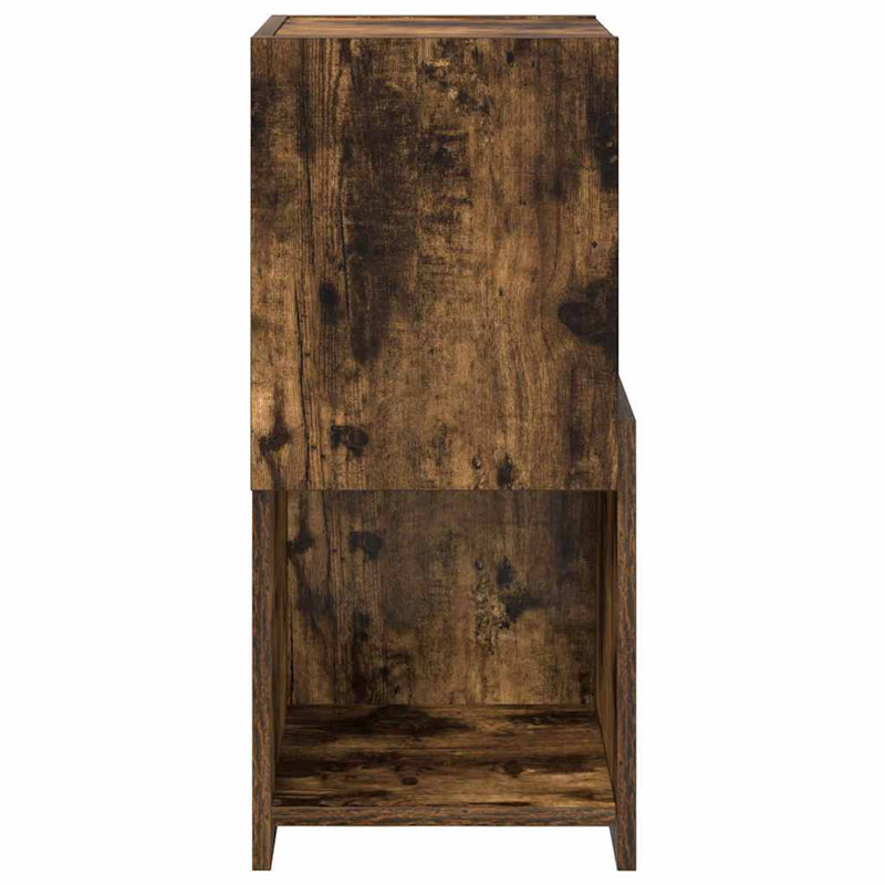 vidaXL Sarokszekrény Fehér 30,5x30x65cm Faanyag