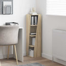 vidaXL Sarokszekrény Fehér 27,5x27x102cm Faanyag