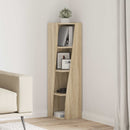 vidaXL Sarokszekrény Sonoma tölgy 27,5x27x102cm Faanyag