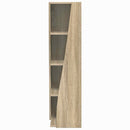 vidaXL Sarokszekrény Sonoma tölgy 27,5x27x102cm Faanyag