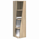 vidaXL Sarokszekrény Sonoma tölgy 27,5x27x102cm Faanyag