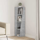 vidaXL Sarokszekrény Fehér 27,5x27x102cm Faanyag