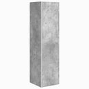 vidaXL Sarokszekrény 27,5x27x102cm Szerelt Fa Beton Szürke