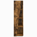 vidaXL Sarokszekrény Füstölt tölgy 27,5x27x102cm Faanyag