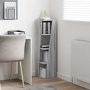 vidaXL Sarokszekrény Fehér 27,5x27x102cm Faanyag