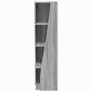 vidaXL Sarokszekrény Szürke Sonoma 27,5x27x102cm Faanyag