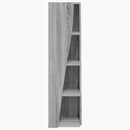 vidaXL Sarokszekrény Szürke Sonoma 27,5x27x102cm Faanyag