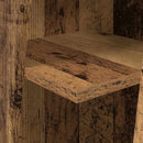 vidaXL Sarokszekrény Fehér 27,5x27x102cm Faanyag