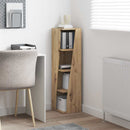 vidaXL Sarokszekrény Fehér 27,5x27x102cm Faanyag