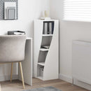 vidaXL Sarokszekrény Fehér 32x32x102cm Faanyag