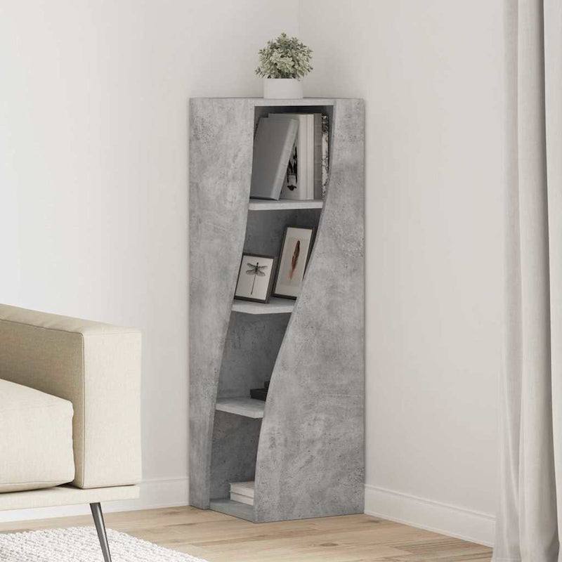 vidaXL Sarokszekrény Fehér 32x32x102cm Faanyag