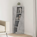 vidaXL Sarokszekrény 32x32x102cm Szerelt Fa Beton Szürke