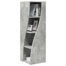 vidaXL Sarokszekrény 32x32x102cm Szerelt Fa Beton Szürke