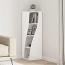 vidaXL Sarokszekrény Fehér 32x32x102cm Faanyag