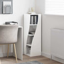 vidaXL Sarokszekrény Fehér 32x32x102cm Faanyag