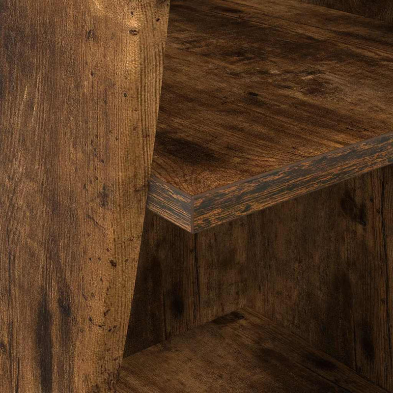 vidaXL Sarokszekrény Fehér 32x32x102cm Faanyag