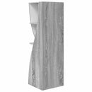 vidaXL Sarokszekrény Szürke Sonoma 32x32x102cm Faanyag