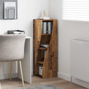 vidaXL Sarokszekrény Fehér 32x32x102cm Faanyag