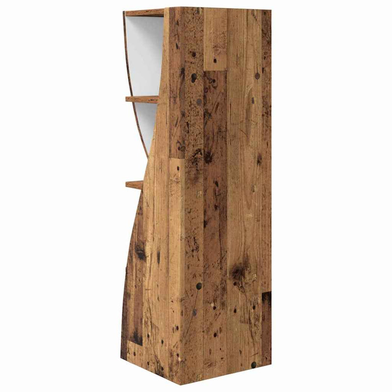 vidaXL Sarokszekrény Fehér 32x32x102cm Faanyag