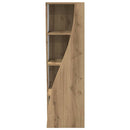 vidaXL Sarokszekrény Fehér 32x32x102cm Faanyag