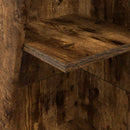 vidaXL Sarokszekrény Fehér 27,5x27x140cm Faanyag