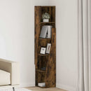 vidaXL Sarokszekrény Fehér 27,5x27x140cm Faanyag