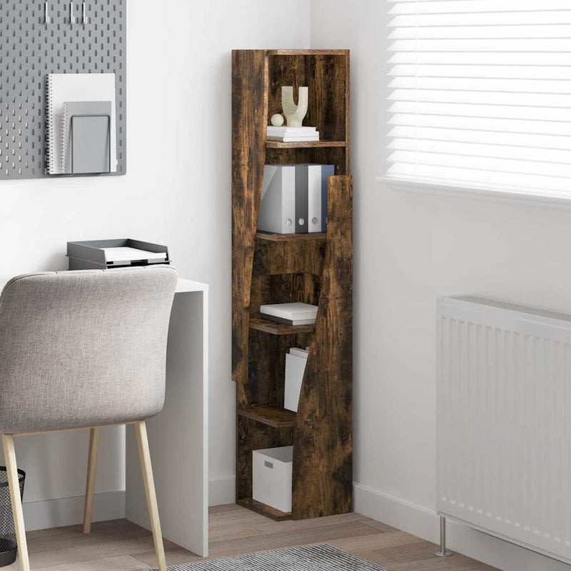 vidaXL Sarokszekrény Fehér 27,5x27x140cm Faanyag