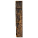 vidaXL Sarokszekrény 27,5x27x140cm Szerelt Fa Füstölt tölgy