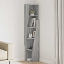 vidaXL Sarokszekrény Fehér 27,5x27x140cm Faanyag