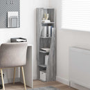vidaXL Sarokszekrény Szürke Sonoma 27,5x27x140cm Faanyag