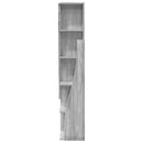 vidaXL Sarokszekrény Szürke Sonoma 27,5x27x140cm Faanyag
