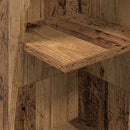 vidaXL Sarokszekrény Fehér 27,5x27x140cm Faanyag