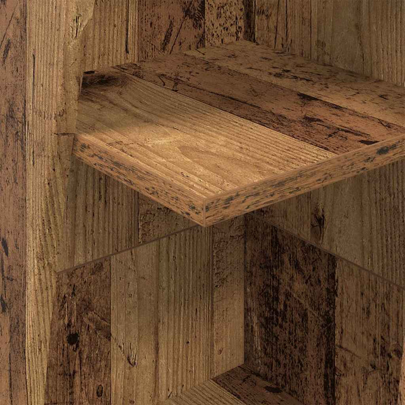 vidaXL Sarokszekrény Fehér 27,5x27x140cm Faanyag