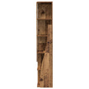 vidaXL Sarokszekrény Fehér 27,5x27x140cm Faanyag