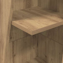 vidaXL Sarokszekrény Fehér 27,5x27x140cm Faanyag