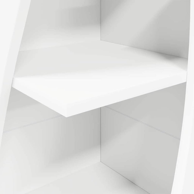 vidaXL Sarokszekrény Fehér 32x32x140cm Faanyag