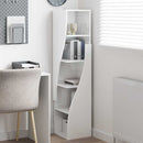 vidaXL Sarokszekrény Fehér 32x32x140cm Faanyag