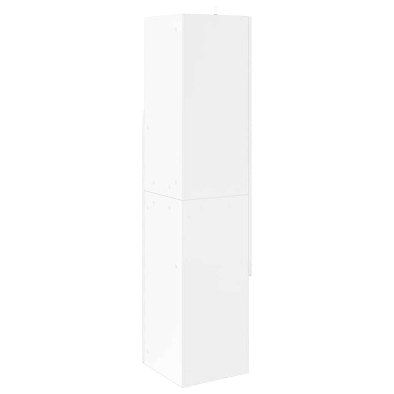 vidaXL Sarokszekrény Fehér 32x32x140cm Faanyag