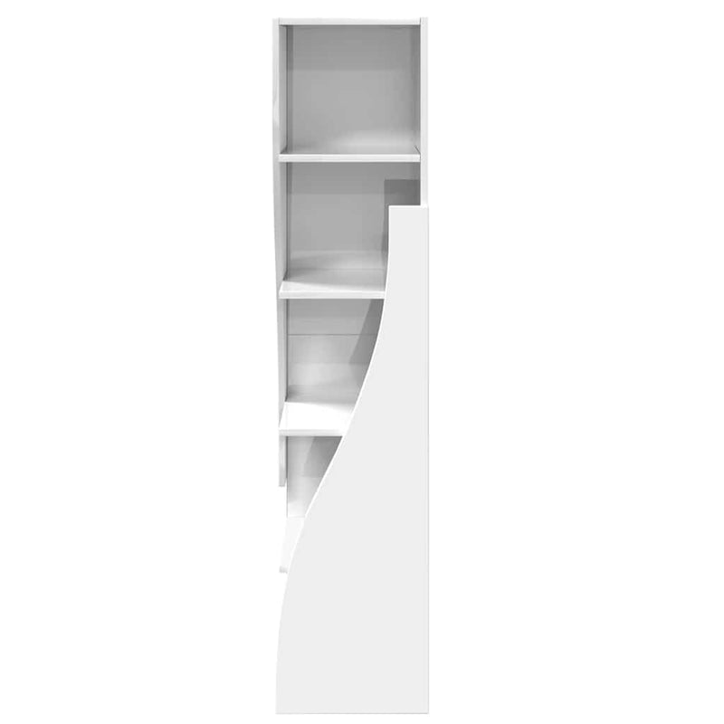 vidaXL Sarokszekrény Fehér 32x32x140cm Faanyag