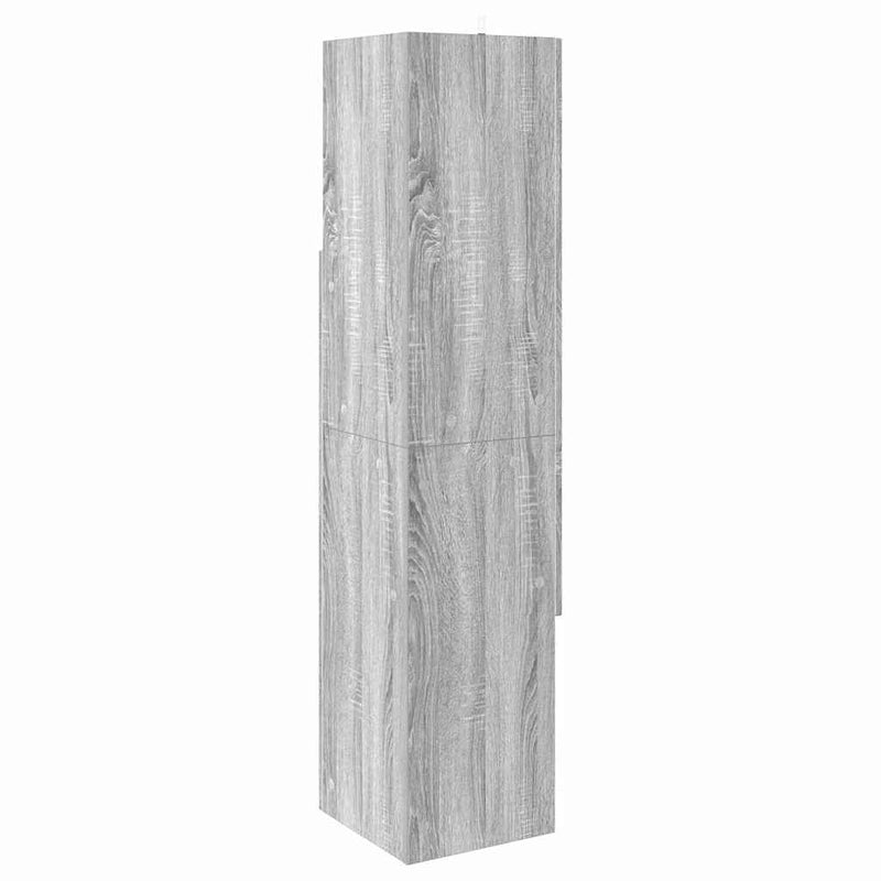 vidaXL Sarokszekrény Fehér 32x32x140cm Faanyag