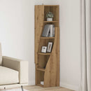 vidaXL Sarokszekrény Fehér 32x32x140cm Faanyag