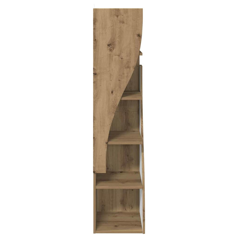 vidaXL Sarokszekrény Fehér 32x32x140cm Faanyag