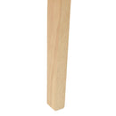 vidaXL Étkező Székek 2 pcs Természetes 54 x 57 x 73 cm Tömör Gumi Fa