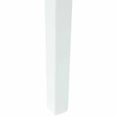 vidaXL Étkező Székek 2 pcs Fehér 54 x 57 x 73 cm Tömör Gumi Fa