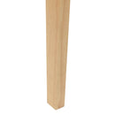 vidaXL Étkező Székek 2 pcs Természetes 42 x 47.5 x 81 cm Tömör Gumi Fa