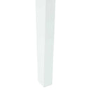 vidaXL Étkező Székek 2 pcs Fehér 42 x 47.5 x 81 cm Tömör Gumi Fa