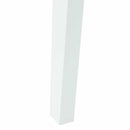 vidaXL Étkező Székek 2 pcs Fehér 42 x 47.5 x 81 cm Tömör Gumi Fa